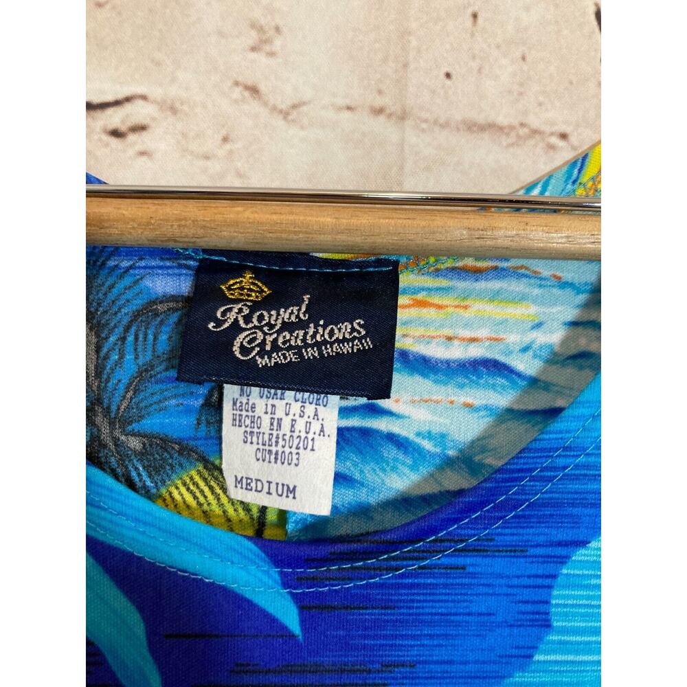 Tropical Blue Maxi Dress - Picture 13 of 13